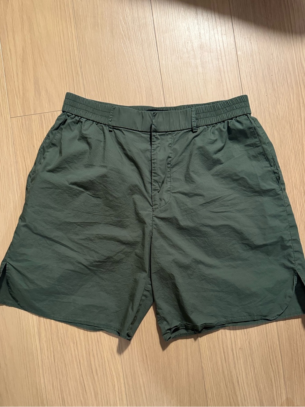 Fendi Men's Dark Green Athletic Shorts